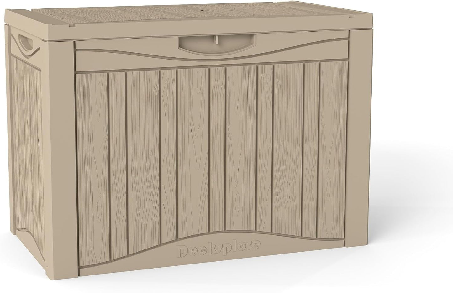 150 Gallon Outdoor Storage Box Waterproof Lockable Resin Deck Box Large, Patio Storage Bin for Pool Accessories Cushion Furniture, Garden Tools, UV-Resistant Outside Delivery Black